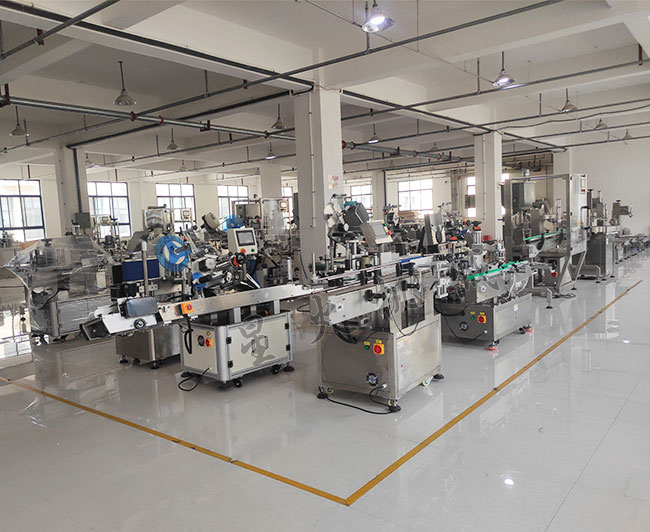 星火自動化貼標簽機設備展示